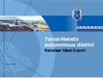 reindeer meat export